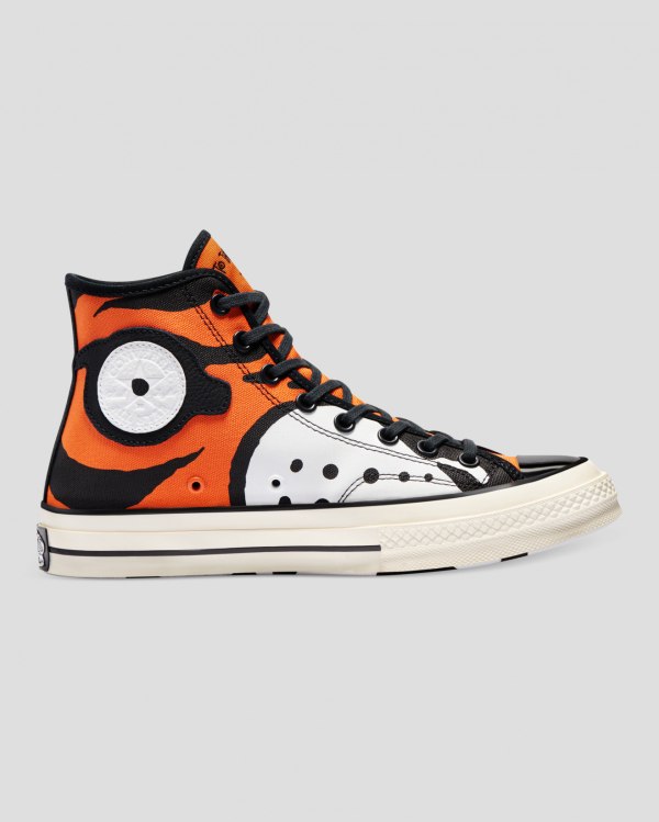 Converse X Soulgoods Chuck 70 Orange Hvide Sko Danmark - Converse Høje Sneakers Herre - 85321DSGF